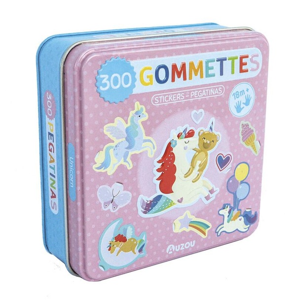 300 gommettes Les licornes. Stickers - Pegatinas