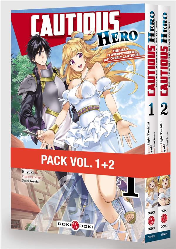 Cautious Hero - Pack découverte 2 tomes pour le prix de 1 :Tomes 1 et 2