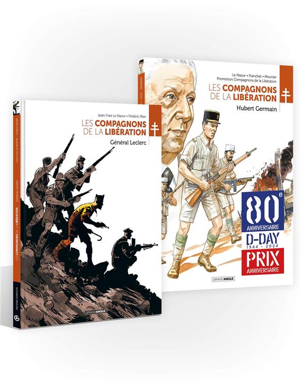 Les Compagnons de la Libération : Pack en 2 volumes : Général Leclerc ; Hubert Germain