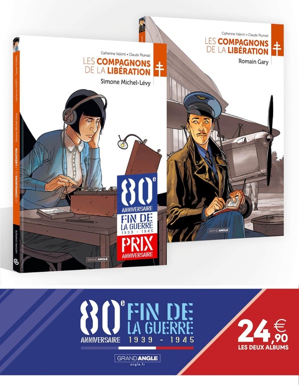 Les Compagnons de la Libération : Pack en 2 volumes : Simone Michel-Lévy ; Romain Gary