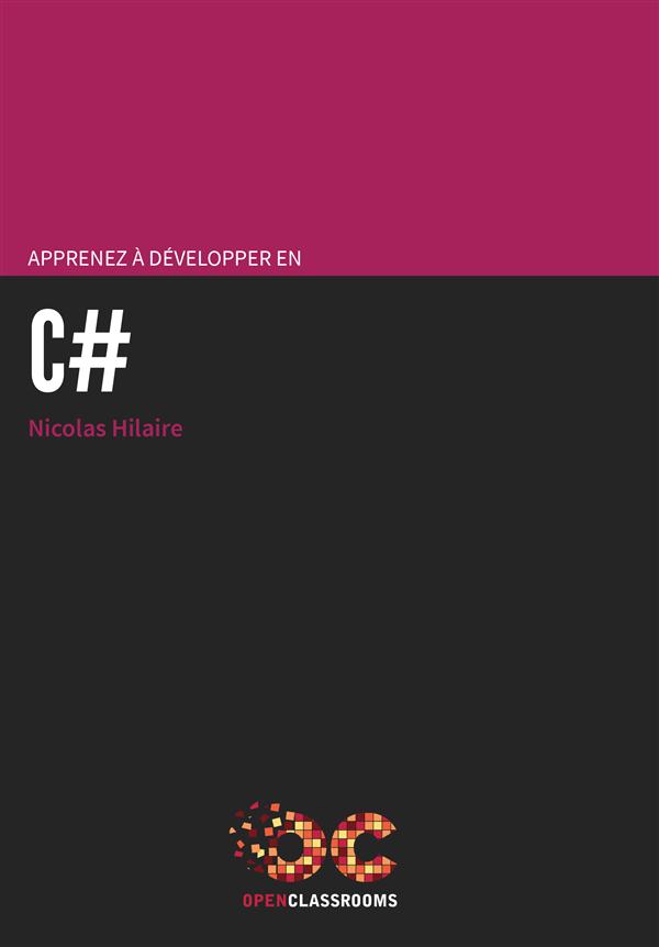 Apprenez à développer en C#