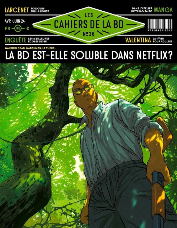 Les Cahiers de la BD N° 26, avril-juin 2024 : La BD est-elle soluble dans Netflix ?