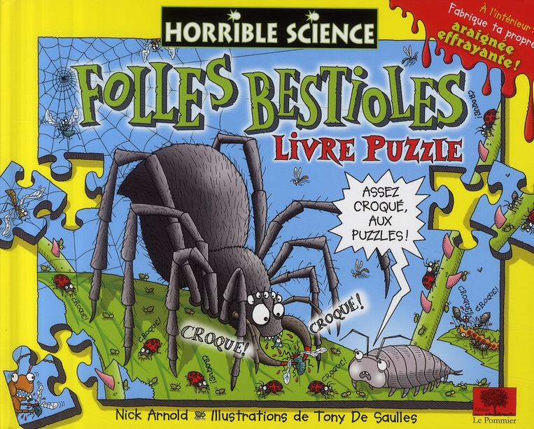 Folles bestioles. Livre puzzle