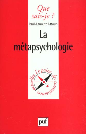 La métapsychologie