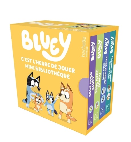 Bluey : C'est l'heure de jouer. Coffret en 4 volumes : Joue avec Bluey ; Joue avec Bingo ; Joue avec