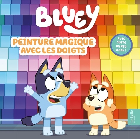 Peinture magique avec les doigts Bluey