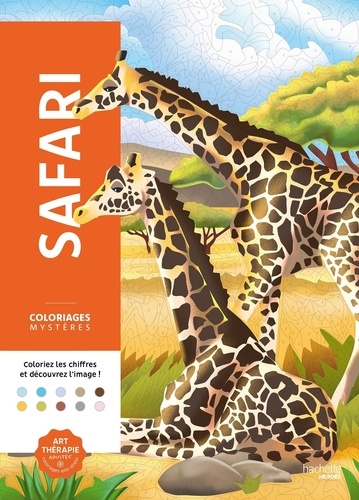 Safari. Coloriez les chiffres et découvrez l'image !