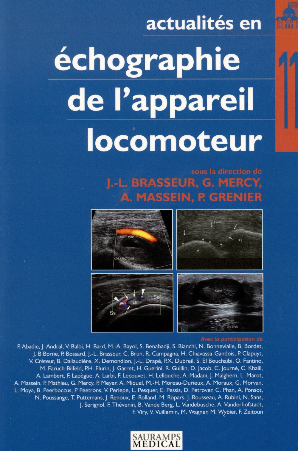 Actualités en échographie de l'appareil locomoteur. Tome 11