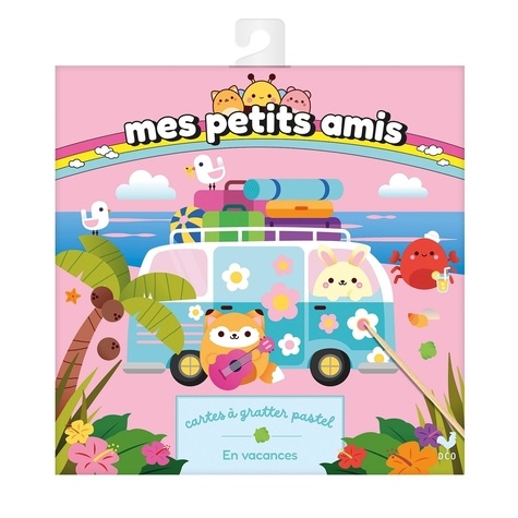 MES PETITS AMIS - MES CARTES A GRATTER EN VACANCES ! - POCHETTE AVEC ACCESSOIRES
