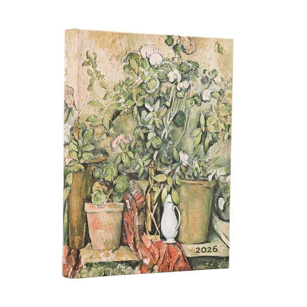 AGENDA 2026 12 MOIS MIDI - POTS EN TERRE CUITE ET FLEURS DE CEZANNE