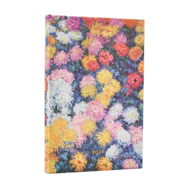 AGENDA 2026 12 MOIS MINI HORIZONTAL - LES CHRYSANTHEMES DE MONET