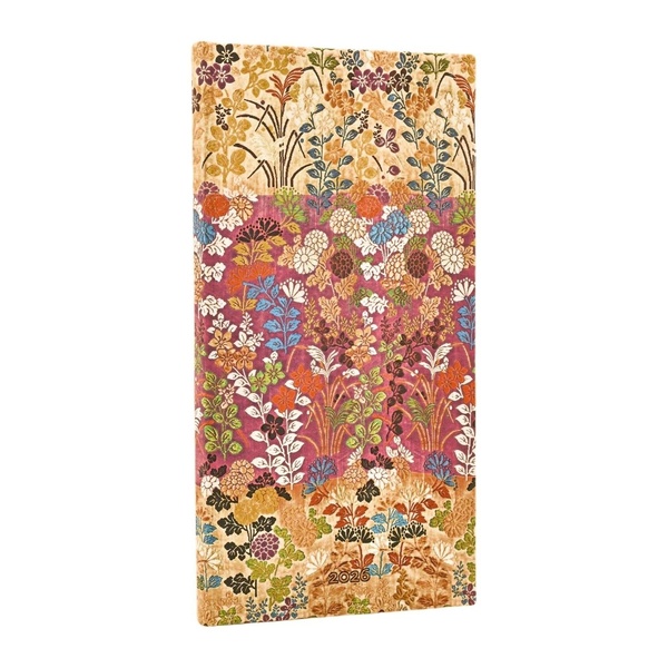 AGENDA 2026 12 MOIS SLIM HORIZONTAL - KARA ORI ROSE, KIMONO JAPONAIS