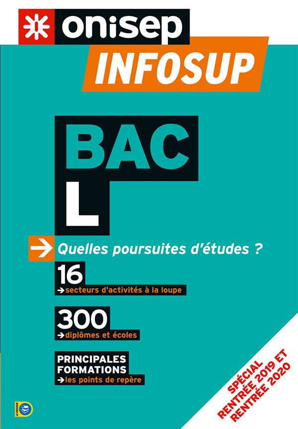 Bac L. Quelles poursuites d'études ? Edition 2019-2020