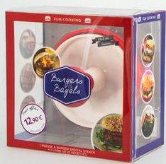 Burgers & Bagels. Avec 1 presse à burger spécial steak