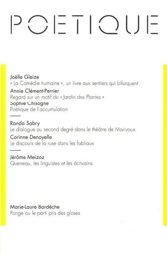 Poétique N° 115