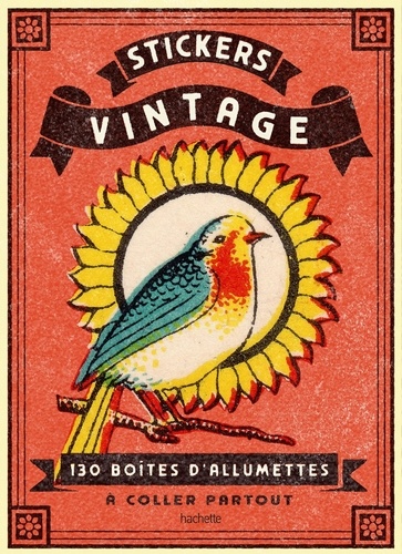 Stickers Vintage. 130 boite d'allumettes à coller partout