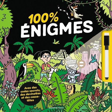 100 % énigmes. Avec une loupe magique et un feutre effaçable