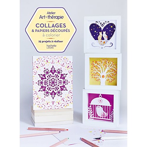 Collages et papiers découpés à colorier