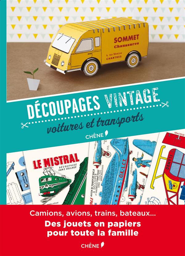 Découpages vintage voitures et transports