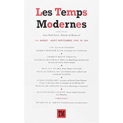 Les Temps Modernes/589/Les Temps Modernes Tome 589