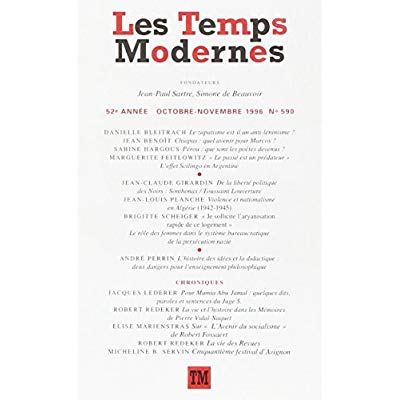 Les Temps Modernes/590/Les Temps Modernes Tome 590