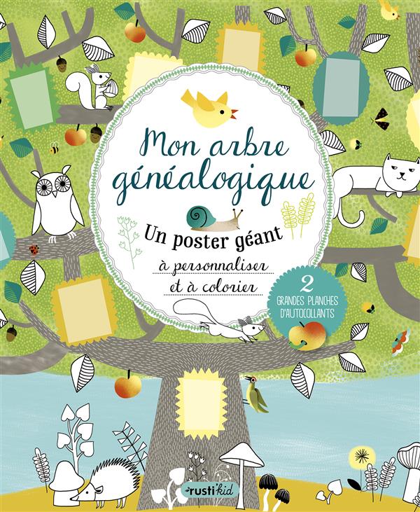 Mon arbre généalogique. Un poster géant à personnaliser et à colorier