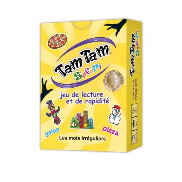 Tam Tam Safari - Les mots irréguliers. Jeu de lecture