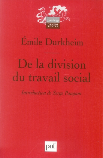 De la division du travail social