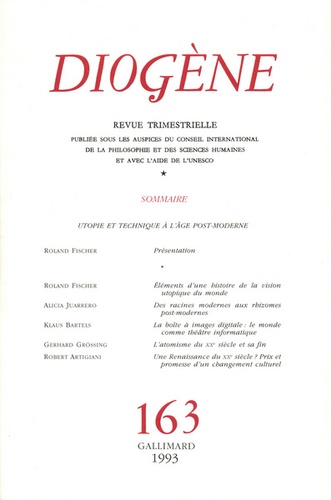Diogène/163/Utopie et technique à l'âge post-moderne