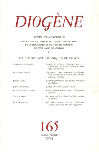 Diogène/165/Structures mythologiques du chaos