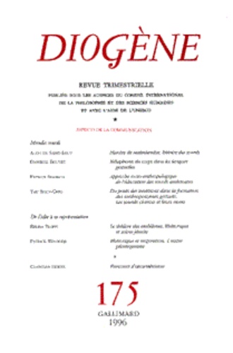 Diogène/175/Aspects de la communication