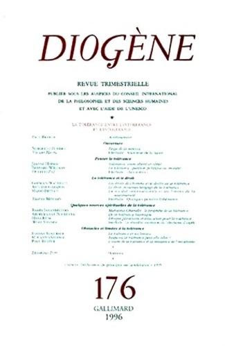 Diogène/176/La tolérance entre l'intolérance et l'intolérable