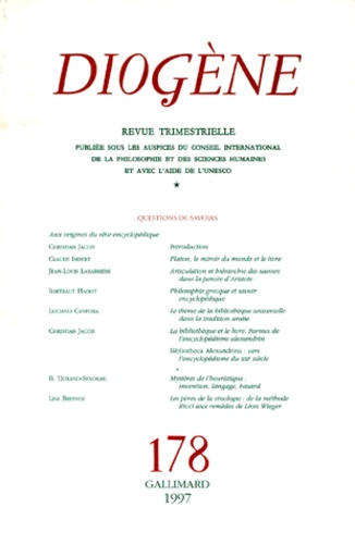 Diogène/178/Questions de savoir
