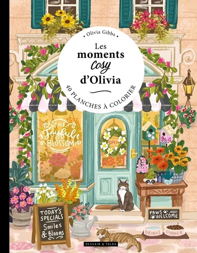 Les moments Cosy d'Olivia. 40 planches à colorier