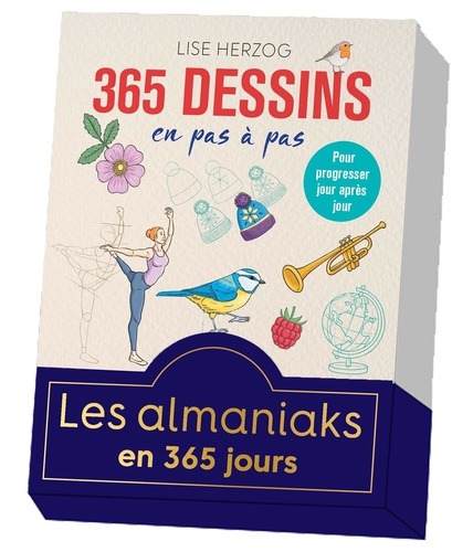 365 dessins en pas à pas. Edition 2026