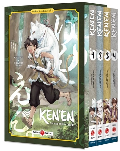 Ken'en - Comme chien et singe Tomes 1 à 4 : Coffret en 4 volumes