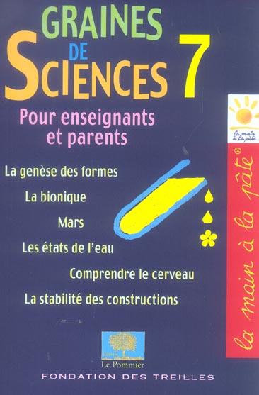 Graines de sciences. Tome 7