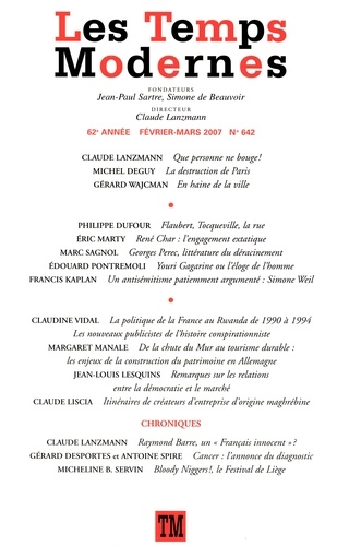 Les Temps Modernes/642/Les Temps Modernes Tome 642