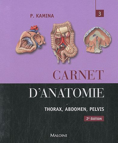 Carnet d'anatomie / Tome 3, Thorax, abdomen, pelvis