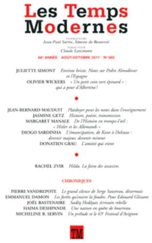 Les Temps Modernes/665/Les Temps Modernes Tome 665