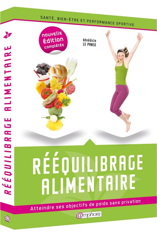 Rééquilibrage alimentaire. Santé, bien-être et performance sportive : atteindre ses objectifs de poi