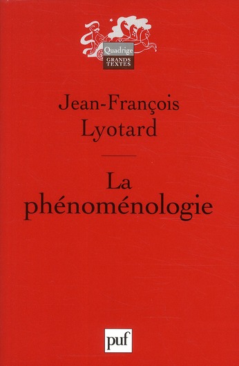 La phénoménologie