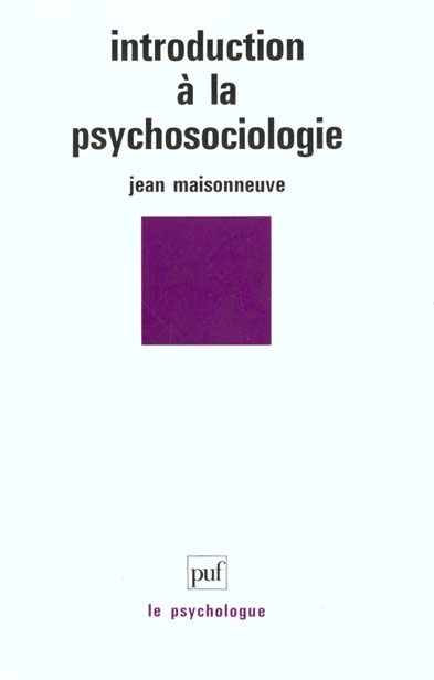 Introduction à la psychosociologie