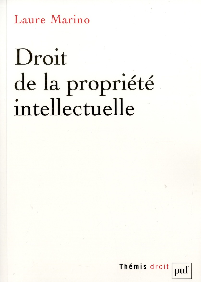 Droit de la propriété intellectuelle