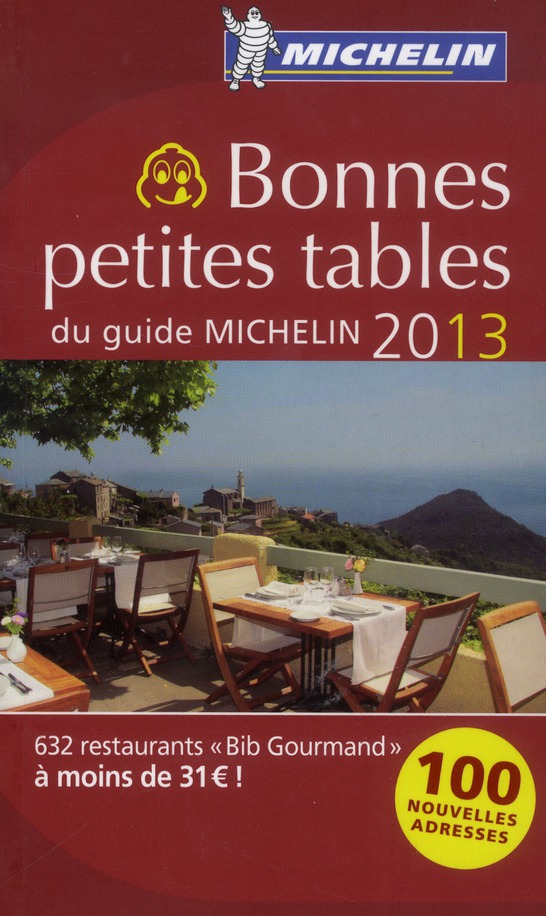 Bonnes petites tables du guide Michelin
