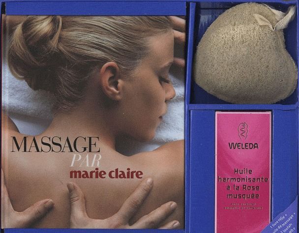 Massage par Marie Claire / Avec 1 huile de massage 1 loofah