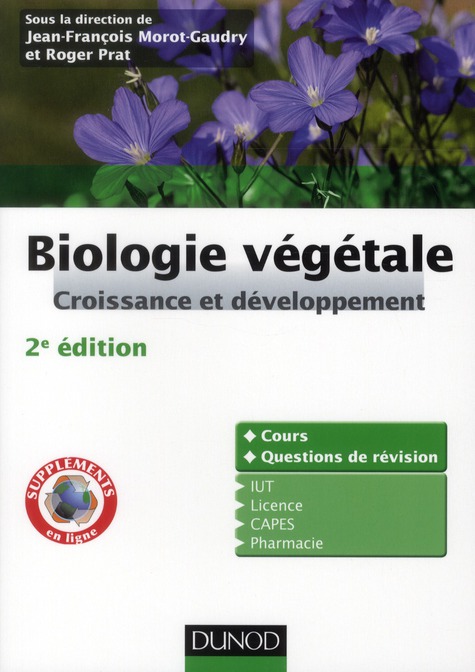 Biologie végétale / Croissance et développement