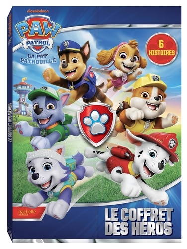 Paw Patrol La Pat' Patrouille : Le coffret des héros. Coffret de 6 livres tout-carton