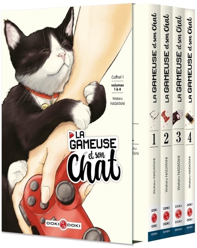 La gameuse et son chat Tomes 1 à 4 : Coffret en 4 volumes