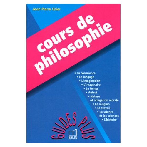 Cours de philosophie